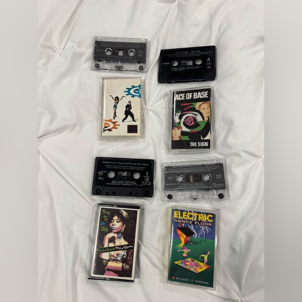 Lot of (4) Vintage 90’s Dance & Pop Audio Cassette Tapes - Picture 3 of 7